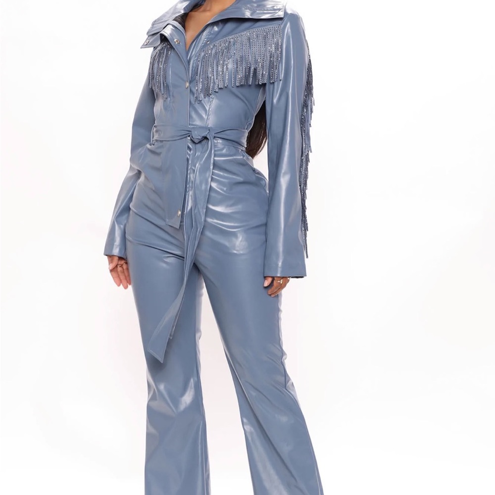 Leather jumpsuit